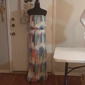 Phoebe Couture by Kay Unger Multicolored Dress